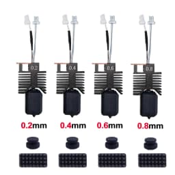 0.2/0.4/0.6/0.8mm Hotend for Snapmaker u1 Full Assembled Hotend Plug & Play Ceramic Block Kit SnapmakerU1 3d Pirnter Print Head