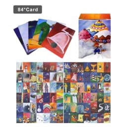 Dropshipping 84 Playing Cards Mini Tell Story Cards Board Game High Quality Education Game For Kids Family Party Table Game