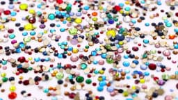 1440Pcs Mix Size SS3-SS20 Champagne Glass Flat Back Rhinestone Golden Shadow Glitter Non Hotfix Rhinestones for Nail Art Clothes