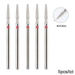BNG 5PCS Cutters for Manicure Diamond Nail Drill Bit Set of Milling Diamond Bit Milling Cutter Nail Bits for Nail Drill Machine