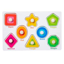 Toddlers Wooden Puzzle Montessori Baby Toys ABC Alphabet Number Shape Matching Board Game Preschool Educational Toy for Kids 2-4