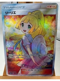 PTCG Trainer Lillie Cynthia High Quality Replicated Textures Toys Hobbies Hobby Collectibles Game Collection Anime Cards