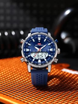 Kat-Wach Men's Quartz Watches Original Waterproof High Quality Automatic Male Timepiece Black Watch Gifts for Dad Watches Men