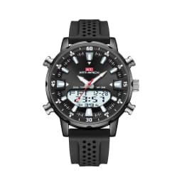 Kat-Wach Men's Quartz Watches Original Waterproof High Quality Automatic Male Timepiece Black Watch Gifts for Dad Watches Men