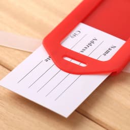 1-10PCS Luggage Tag Boarding Shipping Plastic Baggage Tags Travel Accessory Women Men Suitcase ID Address Name Holder Bag Label