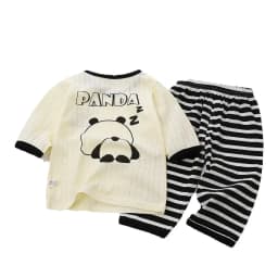 Baby Pajamas Sets Cotton Child Pajamas Toddler Long Sleeve Baby Nightwear Pyjamas Kids Cartoon Homewear Clothes