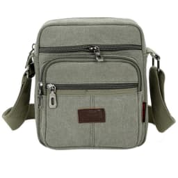 Men's Shoulder Bag Business Leisure Large Capacity Portable Handbag Zipper Multi Layer Waterproof Summer Male's Crossbody Bags