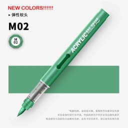 GRASP 1PC 84 Colors Acrylic Marker Pens Waterproof Pen Soft Brush Nib Student Art for Glass Stone Stationery School Art Supplies