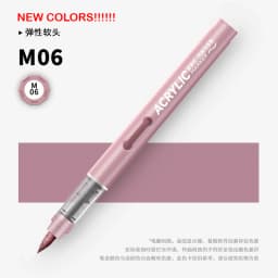 GRASP 1PC 84 Colors Acrylic Marker Pens Waterproof Pen Soft Brush Nib Student Art for Glass Stone Stationery School Art Supplies