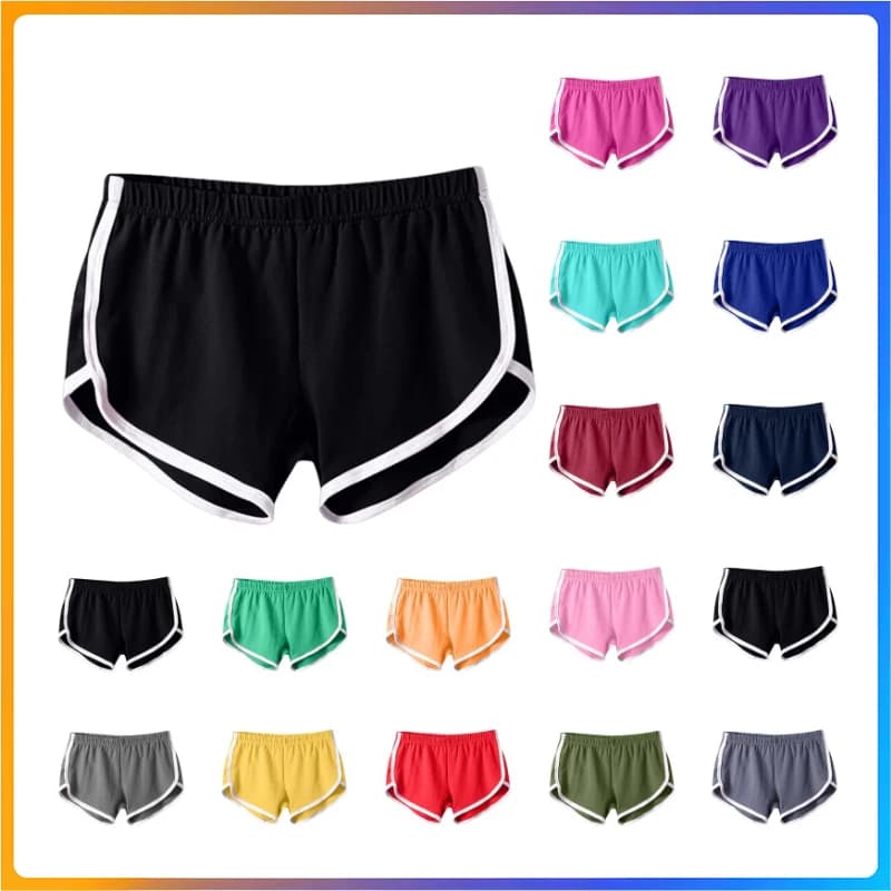 Women's Cotton Shorts Vintage Dolphin Short Pants Sexy Lounge Workout Bike Shorts Streetwear Yoga Summer Sport Hiking Wea