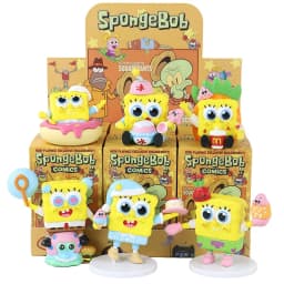 Spongebob Patrick Star Squidward Tentacles Delicious Crab Burger Anime Figure Collection Model Doll Blind Box Toys Birthday Gift