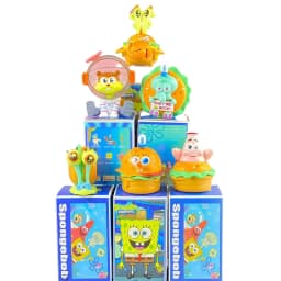 Spongebob Patrick Star Squidward Tentacles Delicious Crab Burger Anime Figure Collection Model Doll Blind Box Toys Birthday Gift