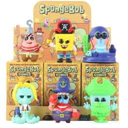 Spongebob Patrick Star Squidward Tentacles Delicious Crab Burger Anime Figure Collection Model Doll Blind Box Toys Birthday Gift