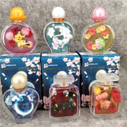 RE-MENT Pokemon Perfume Bottle Scenery Vinyl Face Blind Box Toy Action Figure Toys Anime Ornaments for Kids