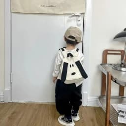 1 Pcs Backpack Cartoon Cute Dog Boys and Girls Fashion Canvas Travel Bag