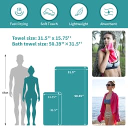 Naturehike Beach Towel Microfiber Outdoor Camping Quick Dry Towel Swimming Bath Towel Gym Golf Sports Ultralight Travel Towel