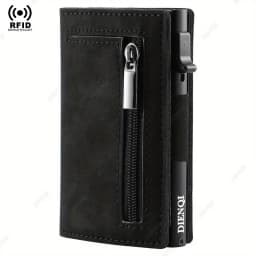 Rfid Credit Card Holder Men Wallets Mini Handbags Luxury Brand Bag Cardholder Case Leather Magnetic Coin Purse Hand Bag for Men