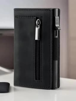 Rfid Credit Card Holder Men Wallets Mini Handbags Luxury Brand Bag Cardholder Case Leather Magnetic Coin Purse Hand Bag for Men