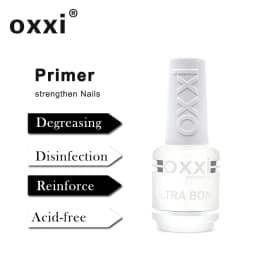 OXXI Latest 15ml Primer for Nails Semi-permanent UV Varnish Gel Nail Polish Manicure Acid Free Ultrabond Rubber Base Top Gel Lak