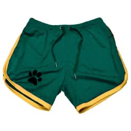 Summer fitness shorts Loose running shorts Men's jogging sports Breathable mesh shorts Thin trend men's three-quarter pants