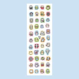 Korean Cartoon Cute Kawaii Graffiti Hand Drawn Rabbit Sticker Hand Account Photo Planner Diary Scrapbook DIY Decorative Stickers