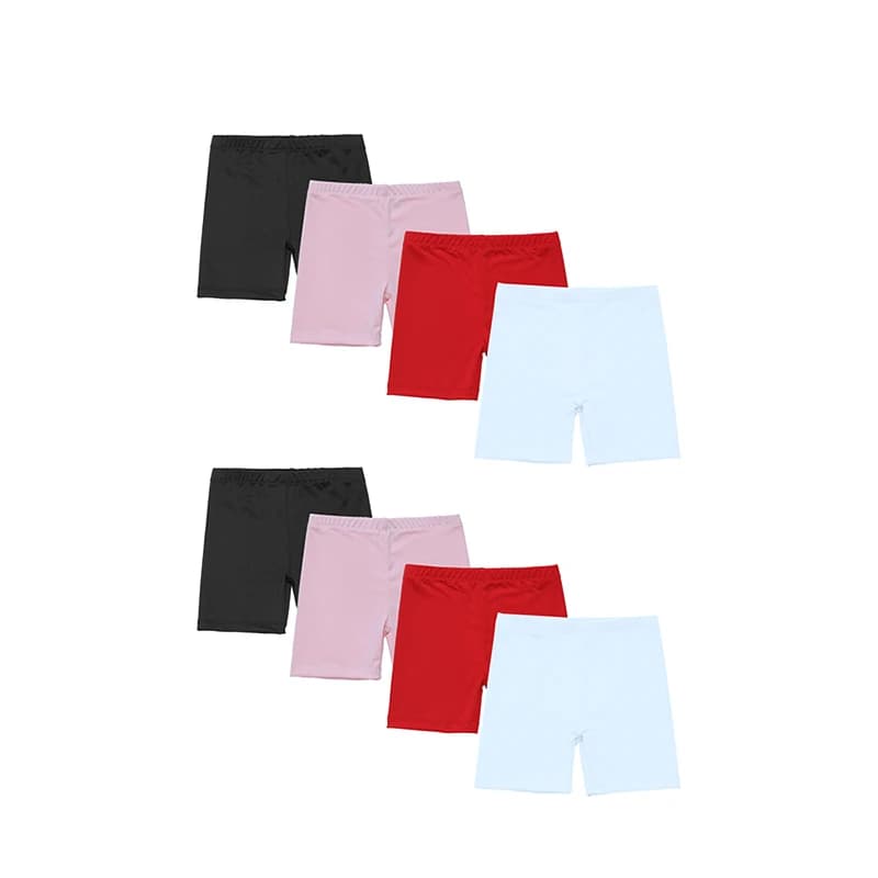 2 Piece Girls Running Thin Leggings Cartwheel Shorts Safety  Comfortable Soft Shorts