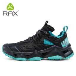 RAX winter men's and women's hiking shoes snow boots waterproof leather sports shoes super warm men's boots outdoor work shoes