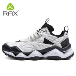 RAX winter men's and women's hiking shoes snow boots waterproof leather sports shoes super warm men's boots outdoor work shoes