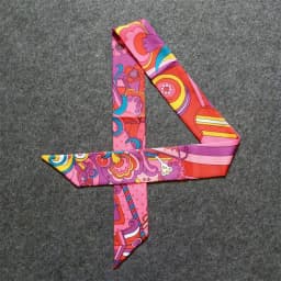 New Design Rainbow Drive Silk Scarf 2023 Luxury Brand Scarf Women Skinny Bag Hair Neck Scarf Foulard Femme Headband