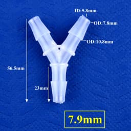 5~200pcs 2.4~12.7mm PP Y-Style Tee Connectors Aquarium Tank Air Pump Aerator Hose Joint Irrigation System Water Pipe Fittings