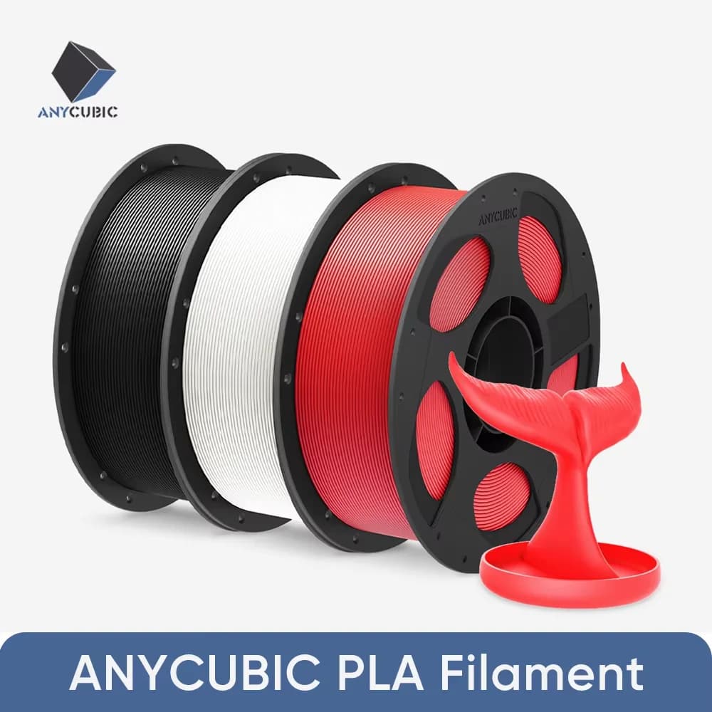 ANYCUBIC 3D Printer Filament 1.75mm PLA Filament 1KG/Roll 9 Colors Neat Spool No Bubble No Plugging For 3d Printer Mega-S Chiron