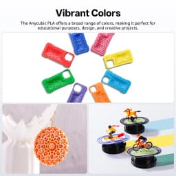 ANYCUBIC 3D Printer Filament 1.75mm PLA Filament 1KG/Roll 9 Colors Neat Spool No Bubble No Plugging For 3d Printer Mega-S Chiron