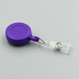 10pcs Retractable Pull Badge Reel Plastic ID Lanyard Name Tag Key Ring Chain Clips Hospital Nurse Badge Holder Credential Holder