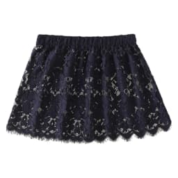 Women Eyelash Floral Lace Shirt Extender Adjustable Layered Faux Top Hem Lower Sweep Mini Skirt Half Slip Underskirt