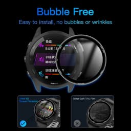 5D Soft Protective Film for Garmin Forerunner 265 265S 965 Screen Anti-scratch Protector for Garmin 265 265S 965 (Not Glass)