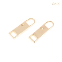 2Pcs Zipper Slider Puller Replacement Removable Zipper Head Luggage Schoolbag Coat Clothes Shoes Boots Metal Zipper Pendant Pull