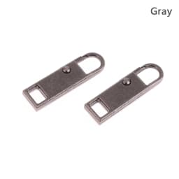 2Pcs Zipper Slider Puller Replacement Removable Zipper Head Luggage Schoolbag Coat Clothes Shoes Boots Metal Zipper Pendant Pull