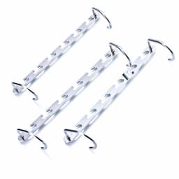 1/3pcs 37cm Multifunctional Space Saving Metal Hangers with Magic Hook 6 Hole Clothing Wardrobe Organize Hanger Holder