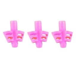 3Pcs/Set Soft Silica Pencil Grasp Two-Finger Gel Pen Grips Children Writing Training Correction Tool Pens Holding for Kids Gifts