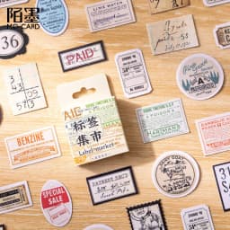 46Pcs/Box Green Forest Series Stickers Aesthetic Stickers Diary Planner Decorative Mobile Stickers Scrapbooking Craft Sticker