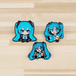 Blue Haired Girl Enamel Pin Cartoon Anime Badges on Backpack Women's Brooches Hat Lapel Pins Cosplay Accessories Toys Gifts