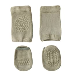 Baby Knee Pads Socks Set for Girls Boys Summer Solid Color Anti Slip Socks Kid Crawling Safety Floor Sock Leg Knee Protector