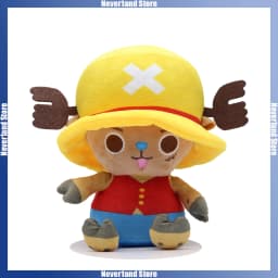 20cm ONE PIECE Plush Doll Luffy Chopper Stuffed Toy Cartoon-shaped Throw Pillow Badroom Desk Decoration Girl Boy Gifts
