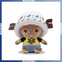 20cm ONE PIECE Plush Doll Luffy Chopper Stuffed Toy Cartoon-shaped Throw Pillow Badroom Desk Decoration Girl Boy Gifts