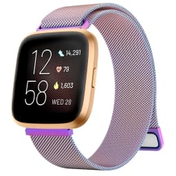Metal Magnetic Strap For Fitbit Versa 1/Versa 2/versa 3/Versa 4 Band Bracelet Wristband For Fitbit Versa Lite/Sense 2 Strap