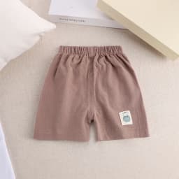 1-5 Years Kids Summer Shorts Boys Girls Korean Style Cotton and Linen Short Pants Toddler Little Children Cute Shorts