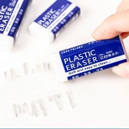 6 Pcs Soft Rubber 2B Pencil Eraser Student Art Sketch Painting Correction Supplies School Exam Writing Eraser Stationery