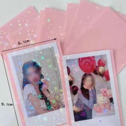 Sharkbang 50pcs/Lot Holo Card Sleeves 61x91mm 20C Star Series PP Kpop Holders For Postcards Films Game Cards Photocard Protector