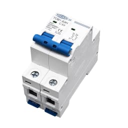 TOMZN 2P 3A 6A 10A 16A 20A 25A 32A 40A 50A 63A 400V~ 220V AC MCB 50/60Hz Circuit Breaker Safety Breaker C Type