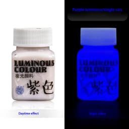 58ML Fluorescent Acrylic Pigment Luminous Pigment Glow in Dark Hand Painted DIY Festival Party Wall Light Absorbing Pigment
